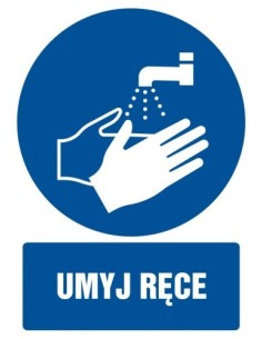 UMYJ RĘCE 10,5x14,8cm