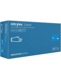 RĘKAWICE NITRYLEX PF CLASSIC TXT blue bezpudrowe A100