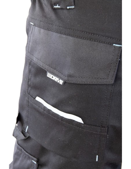 SPODNIE DO PASA DRIVE STALOWY - SEVEN KINGS