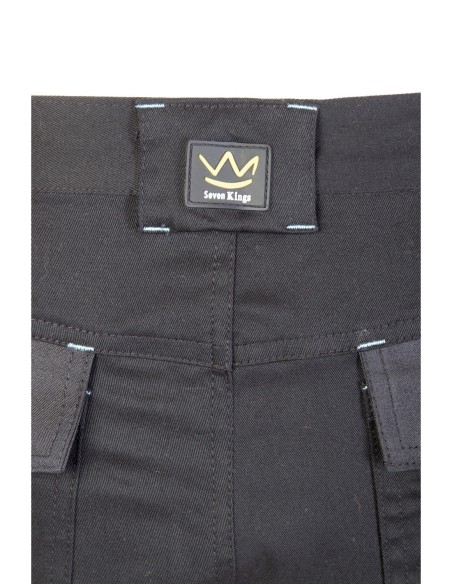 SPODNIE DO PASA DRIVE STALOWY - SEVEN KINGS