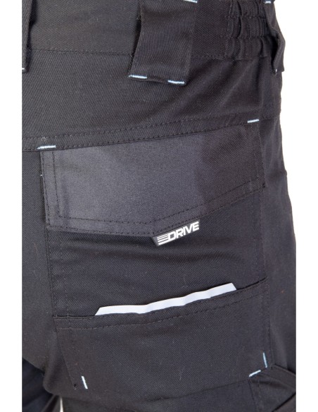 SPODNIE DO PASA DRIVE STALOWY - SEVEN KINGS
