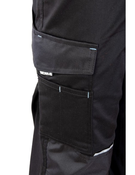 SPODNIE DO PASA DRIVE STALOWY - SEVEN KINGS