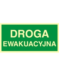 DROGA EWAKUACYJNA 10x20cm