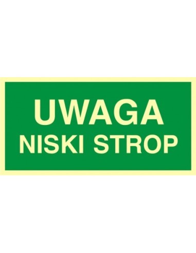 UWAGA NISKI STROP 10x20cm