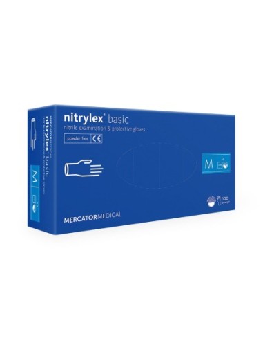 RĘKAWICE NITRYLOWE NITRYLEX PF BASIC - M i XL