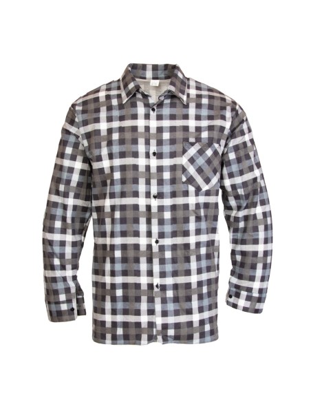 KOSZULA FLANELOWA SZARA