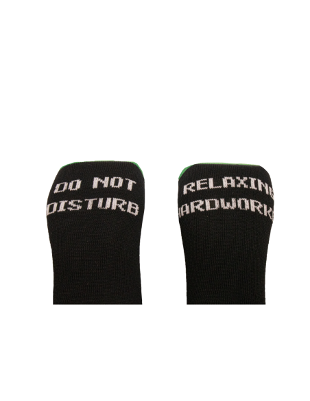 BENNONKY Black/Green Socks