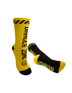 BENNONKY Black/Yellow Socks