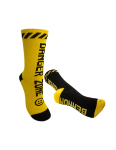 BENNONKY Black/Yellow Socks 2