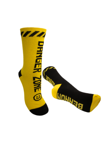 BENNONKY Black/Yellow Socks