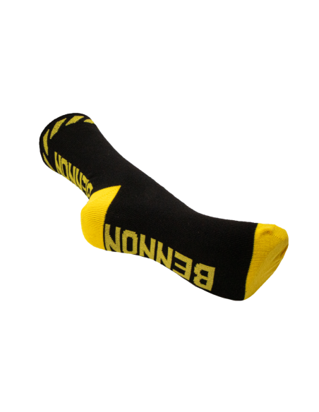 BENNONKY Black/Yellow Socks