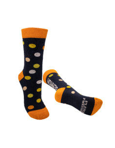 BENNONKY Blue/Orange Socks