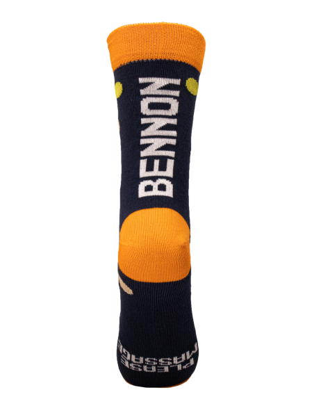 BENNONKY Blue/Orange Socks
