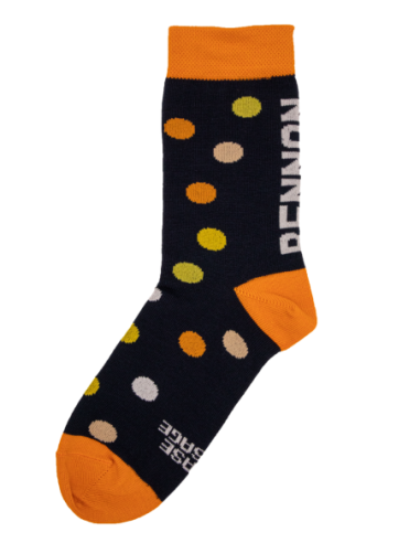 BENNONKY Blue/Orange Socks