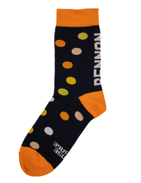 BENNONKY Blue/Orange Socks