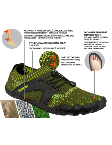 BOSKY Green Barefoot