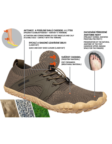 BOSKY Khaki Barefoot