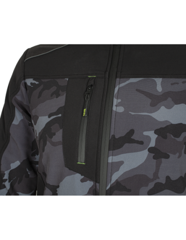CAMOS Jacket black/grey