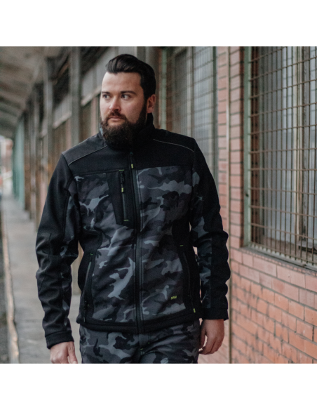 CAMOS Jacket black/grey