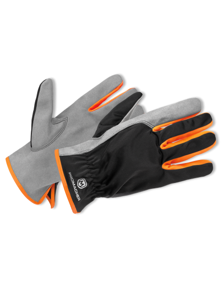 CARPOS Gloves grey/orange (12 pcs)
