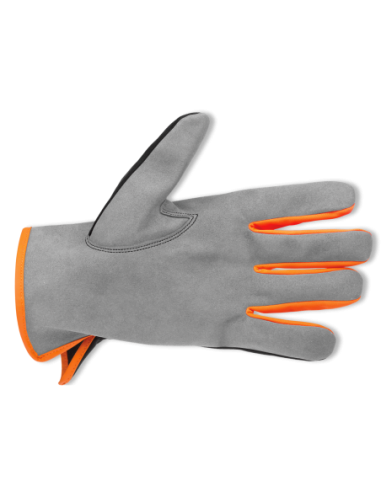 CARPOS Gloves grey/orange (12 pcs)