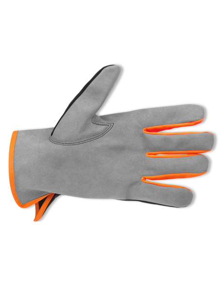 CARPOS Gloves grey/orange (12 pcs)