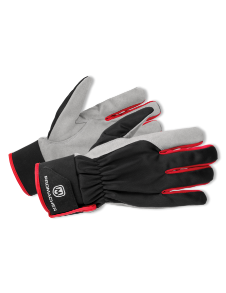 CARPOS VELCRO Gloves grey/red