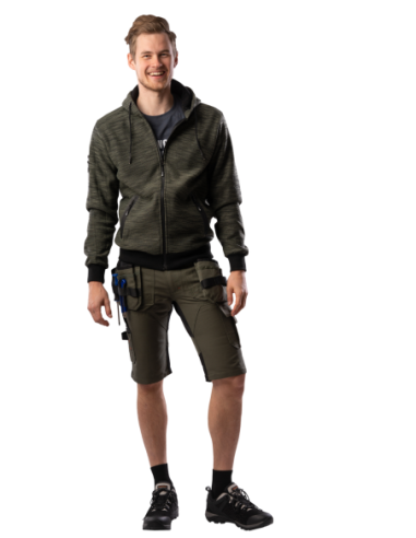 EREBOS Shorts green/black