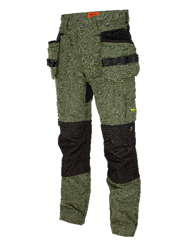 EREBOS Trousers green/black