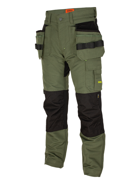 EREBOS Trousers green/black