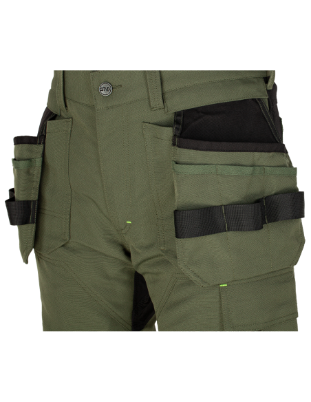 EREBOS Trousers green/black