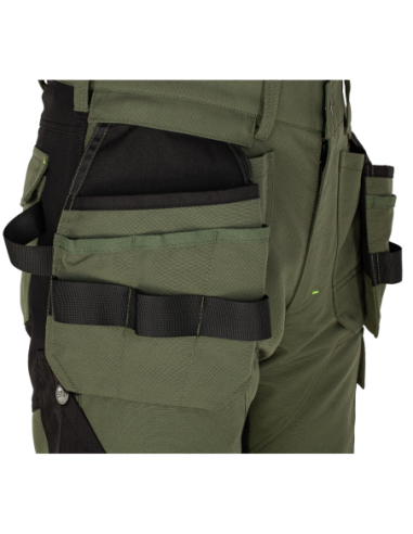 EREBOS Trousers green/black