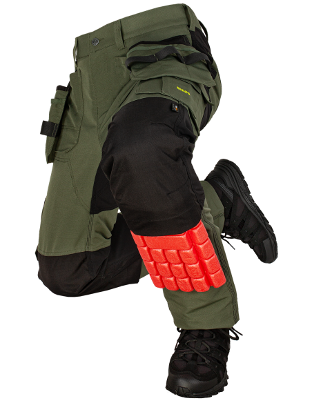 EREBOS Trousers green/black