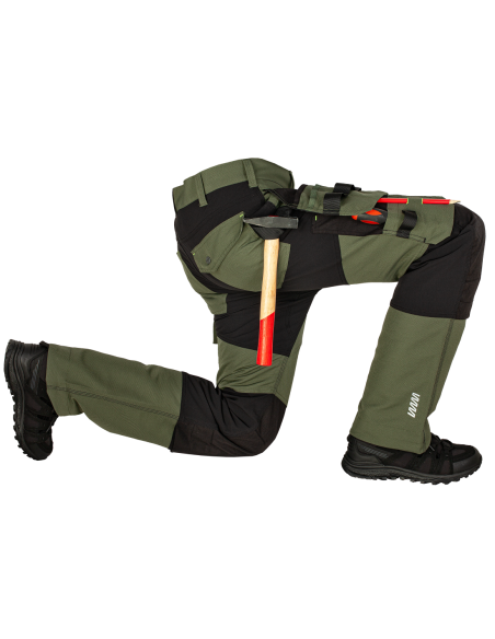 EREBOS Trousers green/black