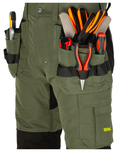 EREBOS Trousers green/black