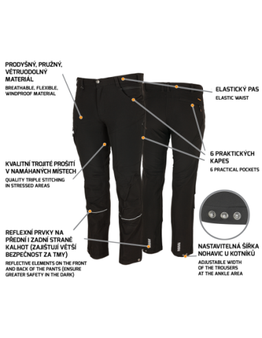 FOBOS Trousers black