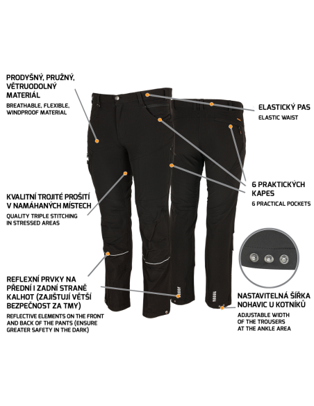 FOBOS Trousers black