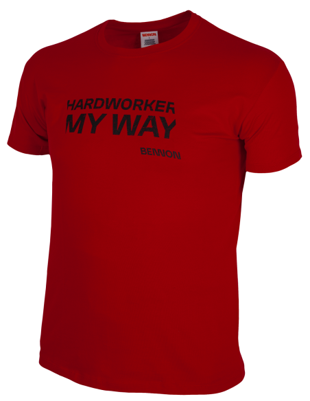 HARDWORKER T-Shirt red/black