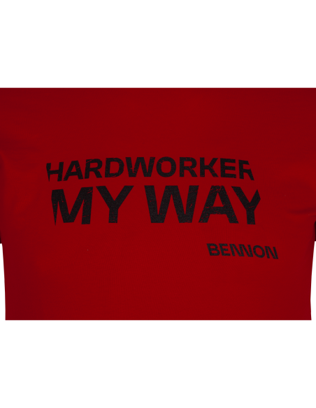 HARDWORKER T-Shirt red/black
