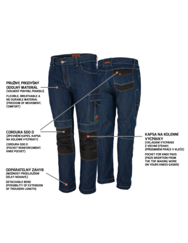 ICARUS Jeans blue
