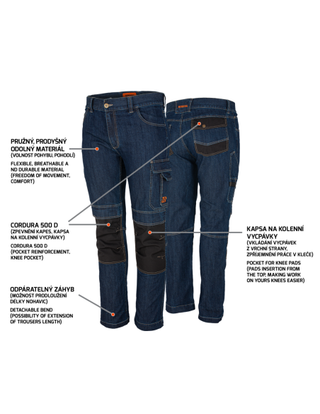 ICARUS Jeans blue