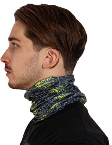 KAIROS Neckwarmer grey/green