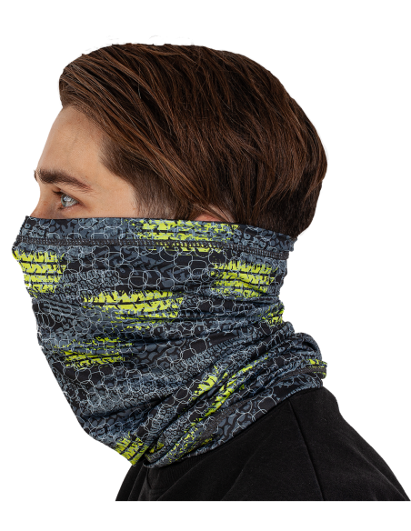 KAIROS Neckwarmer grey/green