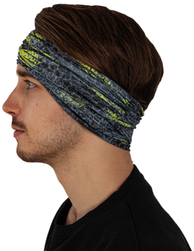 KAIROS Neckwarmer grey/green