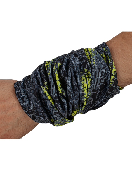 KAIROS Neckwarmer grey/green