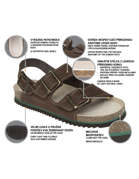 KORKY BROWN Sandal