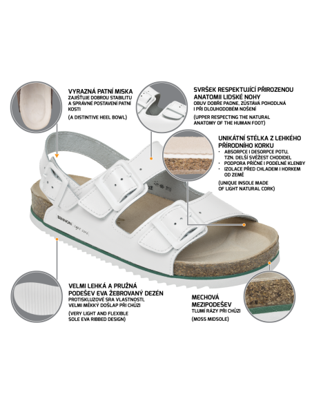 KORKY WHITE Sandal