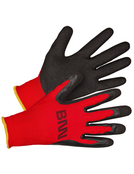 MANOS Gloves black/red