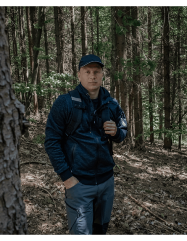 OLYMPOS Sweatshirt blue/grey