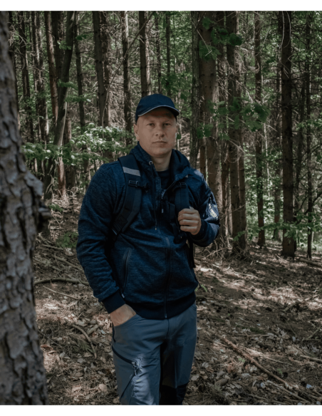 OLYMPOS Sweatshirt blue/grey